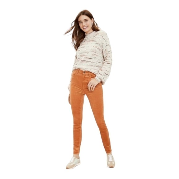 LOFT High Rise Skinny Corduroy Pants NWT - Picture 1 of 4